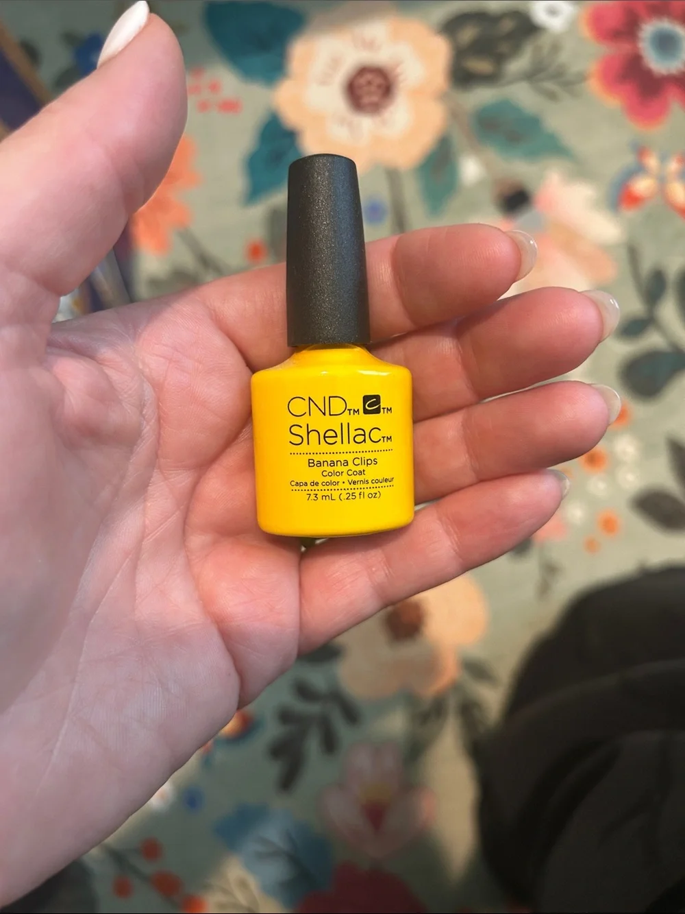 CND Shellac Banana Clips Yellow Gel Polish
